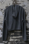 Mutedance 24 Autumn and Winter Hooded Cashmere Sweater MD-MD24FW133-GRAY MD24FW133 MD24FW134